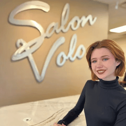 Portrait of Haley Kennedy, a professional stylist at Salon Volo Inc., showcasing their expertise and style.
