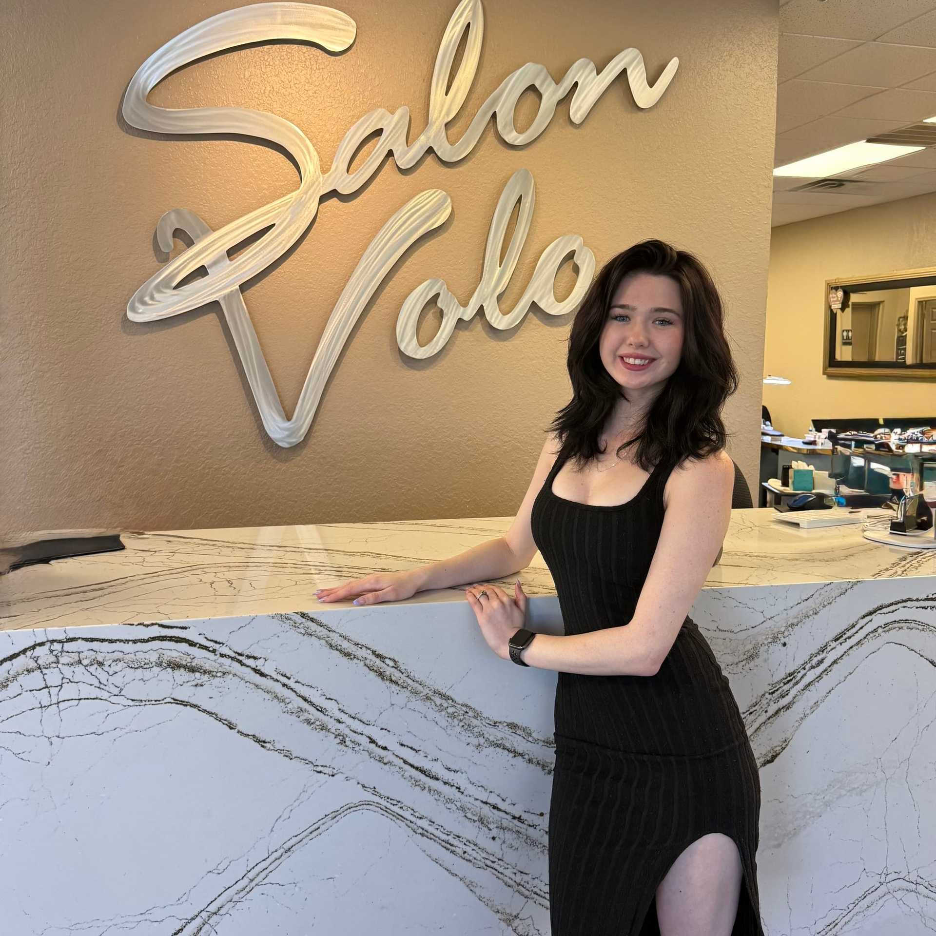 Portrait of Haley Kennedy, a professional stylist at Salon Volo Inc., showcasing their expertise and style.